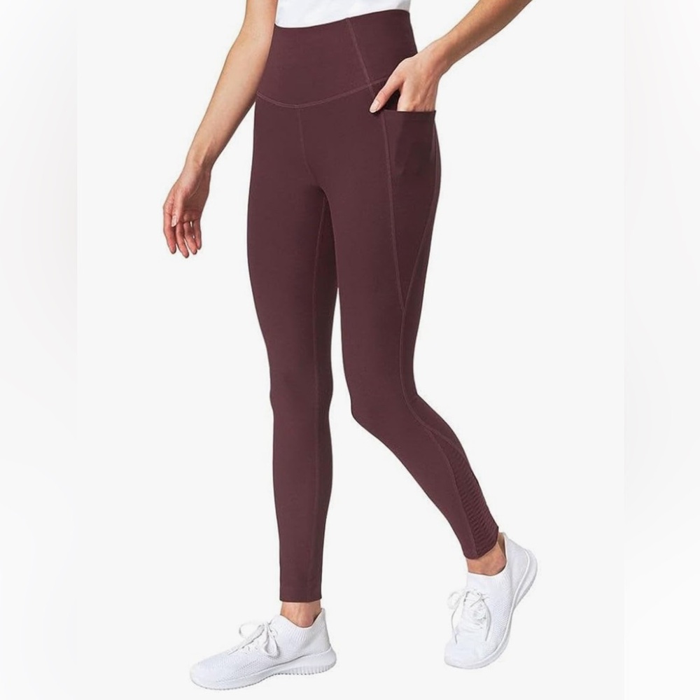Mondetta High Waisted Leggings Port Royal Red Size Medium